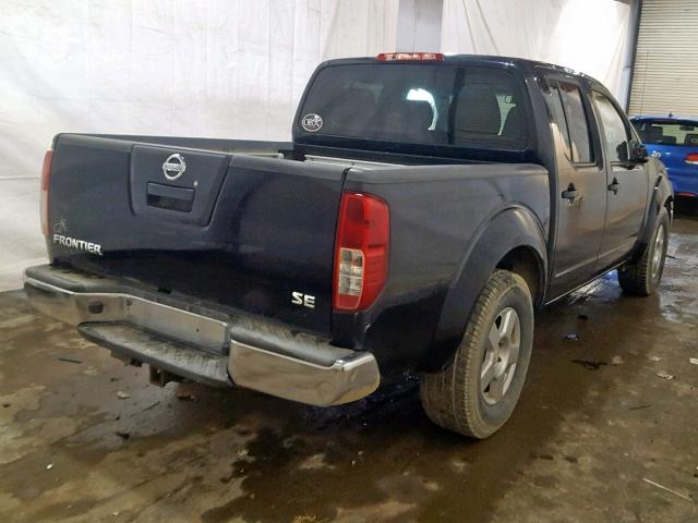 1N6AD07U88C427550 - 2008 NISSAN FRONTIER C BLACK photo 4