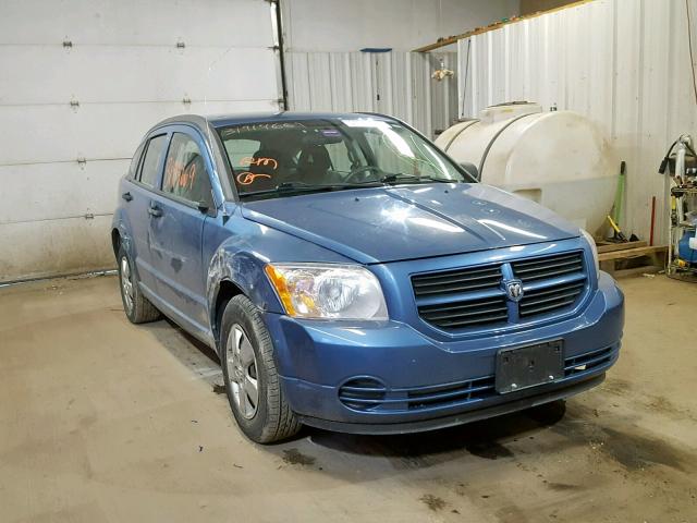 1B3HB28B07D213212 - 2007 DODGE CALIBER BLUE photo 1