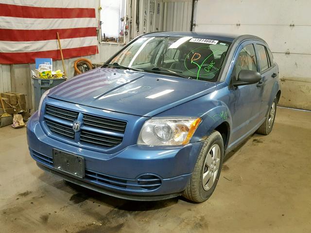 1B3HB28B07D213212 - 2007 DODGE CALIBER BLUE photo 2