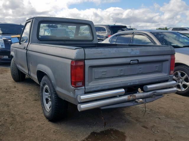 1FTBR10A3JUB43659 - 1988 FORD RANGER GRAY photo 3