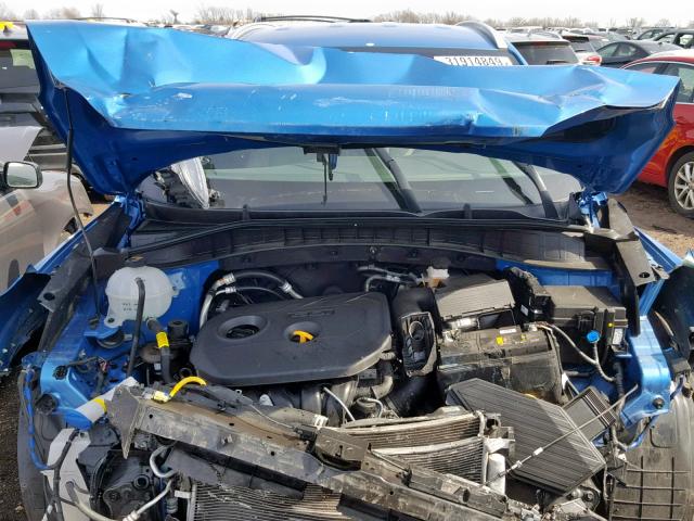 KM8J3CA4XJU637594 - 2018 HYUNDAI TUCSON SEL BLUE photo 7