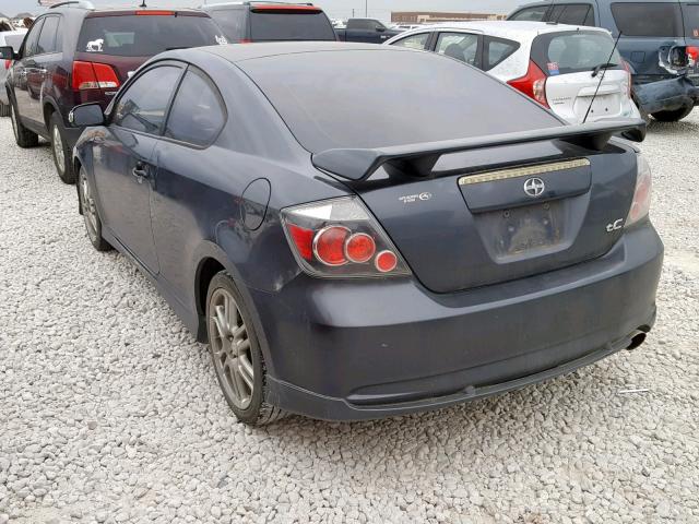 JTKDE167X80241372 - 2008 TOYOTA SCION TC ნაცრისფერი ფოტო 3