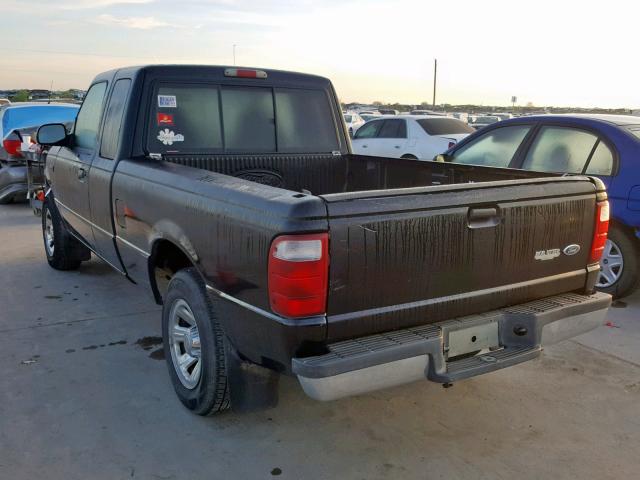 1FTYR14E11PA67994 - 2001 FORD RANGER SUP BLACK photo 3