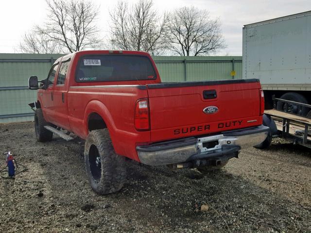 1FTWW31PX5EC75133 - 2005 FORD F350 SRW S RED photo 3