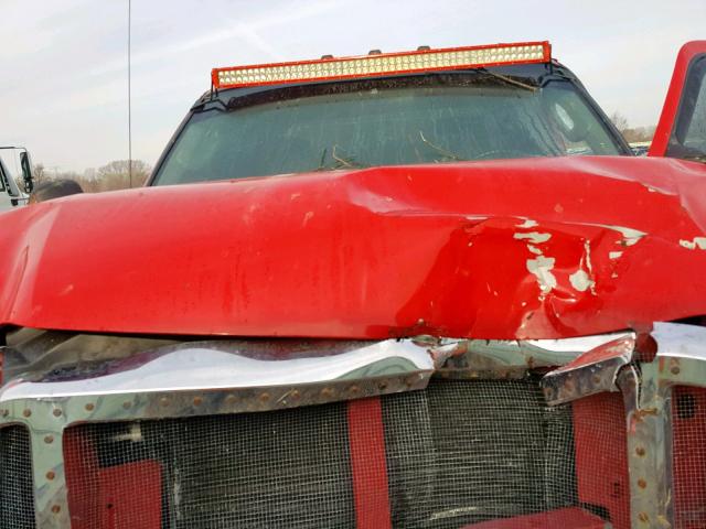 1FTWW31PX5EC75133 - 2005 FORD F350 SRW S RED photo 7