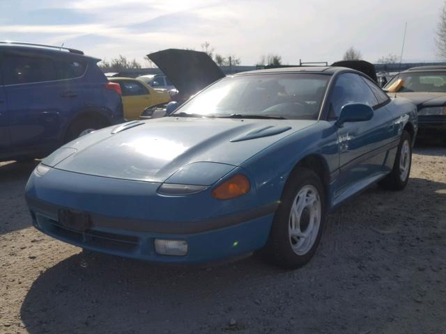 JB3BM54J9PY009211 - 1993 DODGE STEALTH ES TURQUOISE photo 2