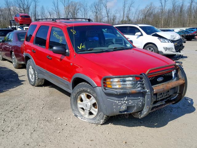 1FMCU04122KB20597 - 2002 FORD ESCAPE XLT RED photo 1