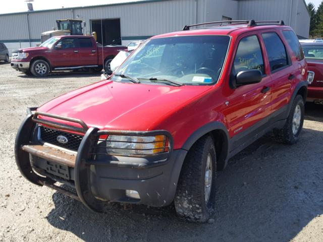 1FMCU04122KB20597 - 2002 FORD ESCAPE XLT RED photo 2