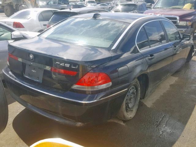 WBAGN63484DS47473 - 2004 BMW 745 LI BLACK photo 4