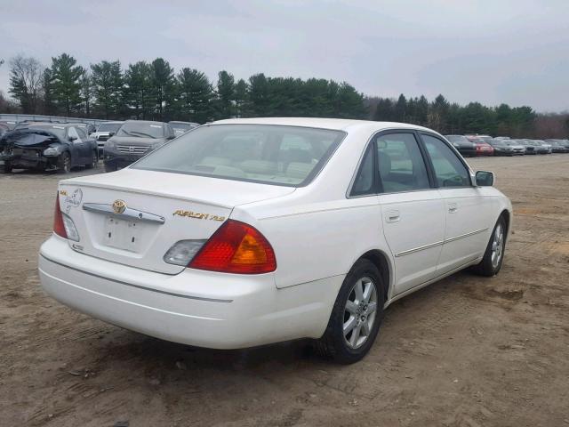 4T1BF28B62U246664 - 2002 TOYOTA AVALON XL WHITE photo 4