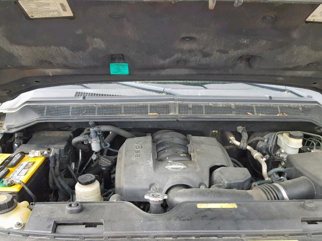 5N1AA08A04N731482 - 2004 NISSAN ARMADA SE BLACK photo 7