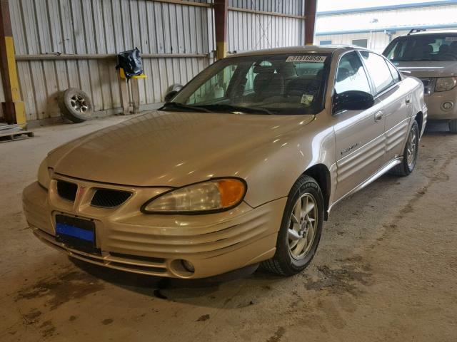 1G2NF52F82C121075 - 2002 PONTIAC GRAND AM S GOLD photo 2