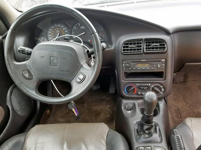 1G8ZR12792Z293256 - 2002 SATURN SC2 RED photo 9