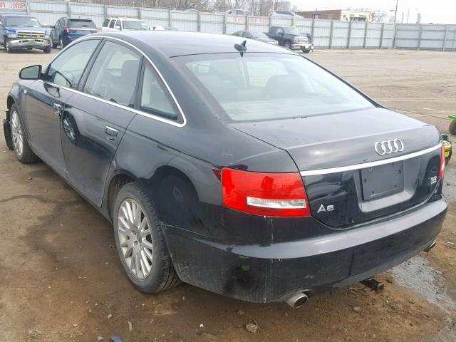 WAUDH74F07N055348 - 2007 AUDI A6 3.2 QUA BLACK photo 3