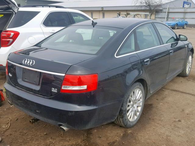 WAUDH74F07N055348 - 2007 AUDI A6 3.2 QUA BLACK photo 4