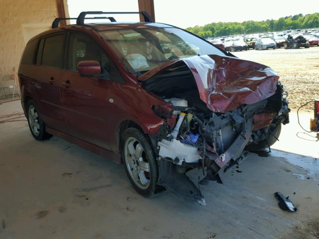 JM1CR293X80302788 - 2008 MAZDA 5 MAROON photo 1