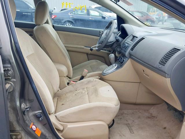 3N1AB61E78L659304 - 2008 NISSAN SENTRA 2.0 TAN photo 5