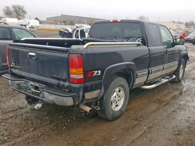 2GCEK19T621174388 - 2002 CHEVROLET SILVERADO BLACK photo 4