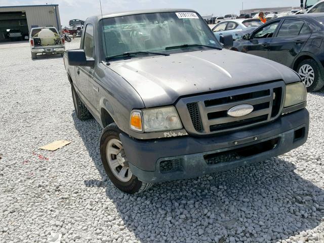 1FTYR10D27PA02383 - 2007 FORD RANGER GRAY photo 1