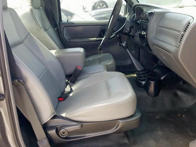 1FTYR10D27PA02383 - 2007 FORD RANGER GRAY photo 5