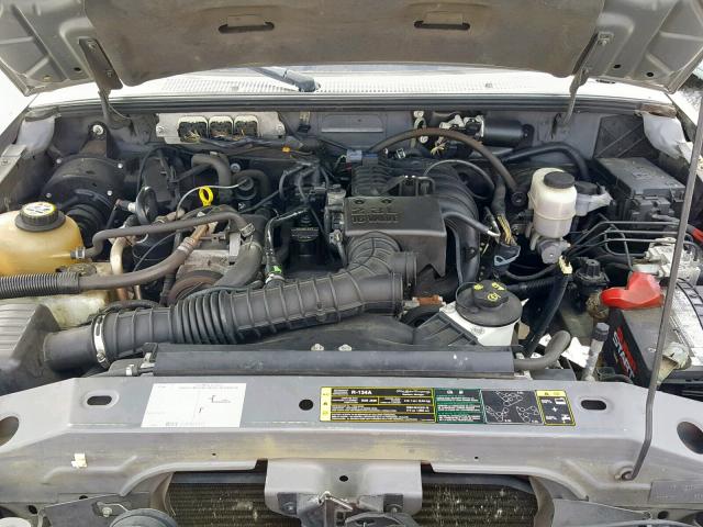 1FTYR10D27PA02383 - 2007 FORD RANGER GRAY photo 7