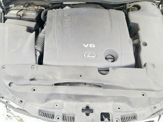 JTHBK262485074283 - 2008 LEXUS IS 250 WHITE photo 7