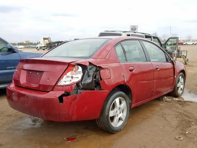 1G8AL55F56Z171525 - 2006 SATURN ION LEVEL BURGUNDY photo 4
