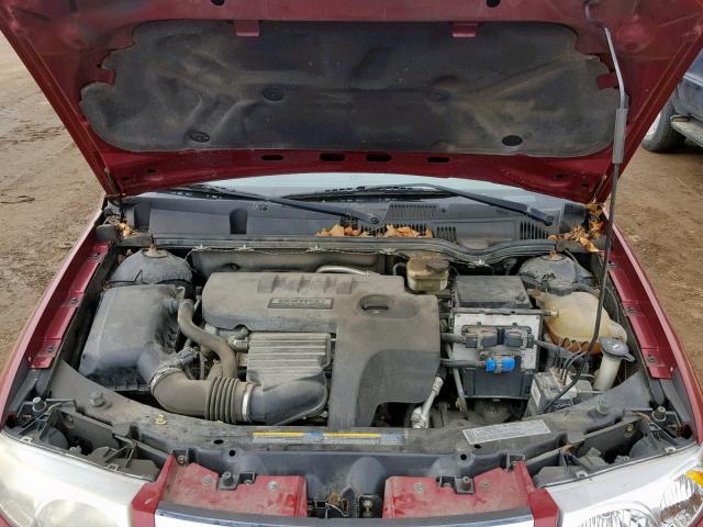 1G8AL55F56Z171525 - 2006 SATURN ION LEVEL BURGUNDY photo 7