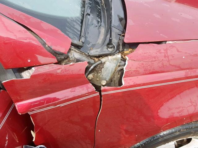 1G8AL55F56Z171525 - 2006 SATURN ION LEVEL BURGUNDY photo 9