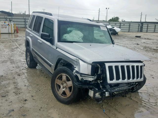 1J8HG48K39C515963 - 2009 JEEP COMMANDER SILVER photo 1
