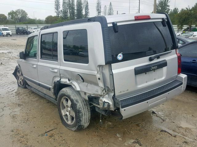 1J8HG48K39C515963 - 2009 JEEP COMMANDER SILVER photo 3