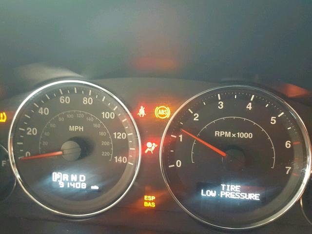 1J8HG48K39C515963 - 2009 JEEP COMMANDER SILVER photo 8