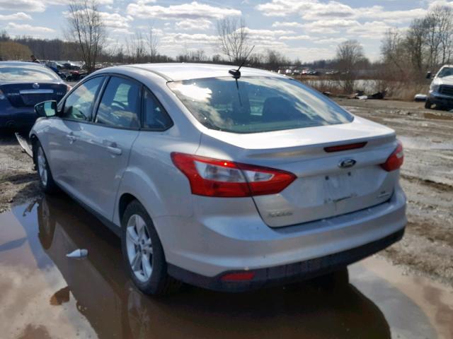 1FADP3F21DL370861 - 2013 FORD FOCUS SE SILVER photo 3