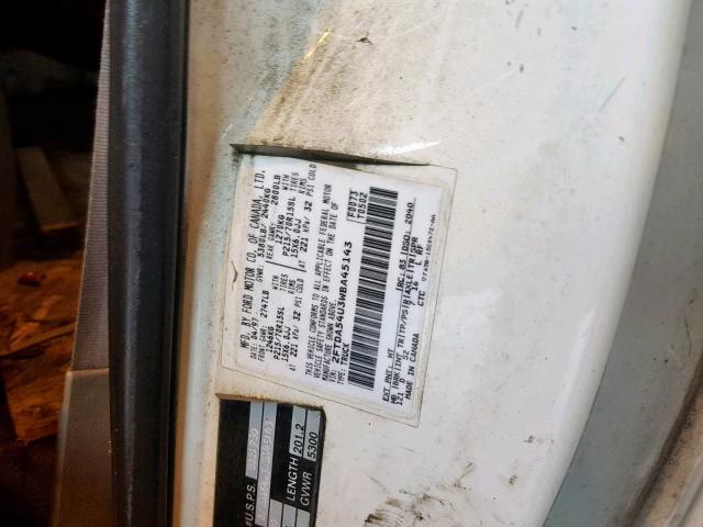 2FTDA54U3WBA45143 - 1998 FORD WINDSTAR WHITE photo 10