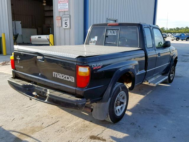 4F4YR16U91TM07914 - 2001 MAZDA B3000 CAB BLUE photo 4