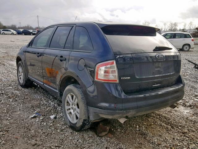 2FMDK36C98BB46241 - 2008 FORD EDGE SE BLACK photo 3