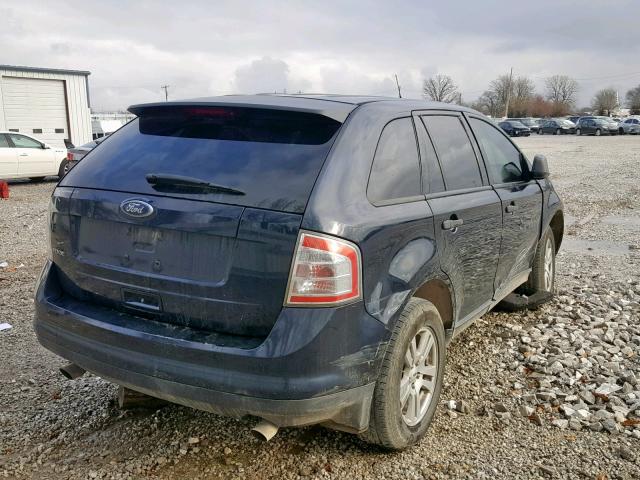 2FMDK36C98BB46241 - 2008 FORD EDGE SE BLACK photo 4