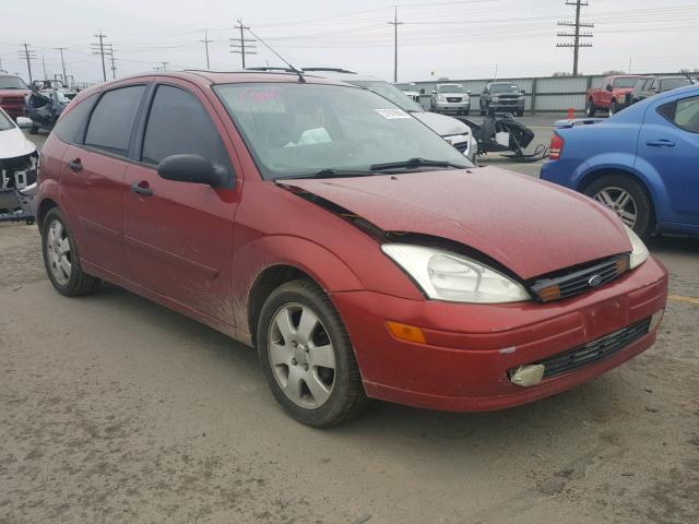 3FAFP37322R136355 - 2002 FORD FOCUS ZX5 RED photo 1