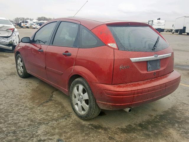3FAFP37322R136355 - 2002 FORD FOCUS ZX5 RED photo 3