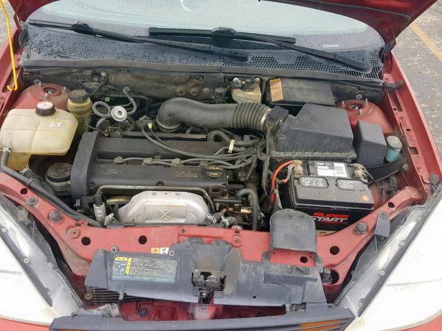 3FAFP37322R136355 - 2002 FORD FOCUS ZX5 RED photo 7