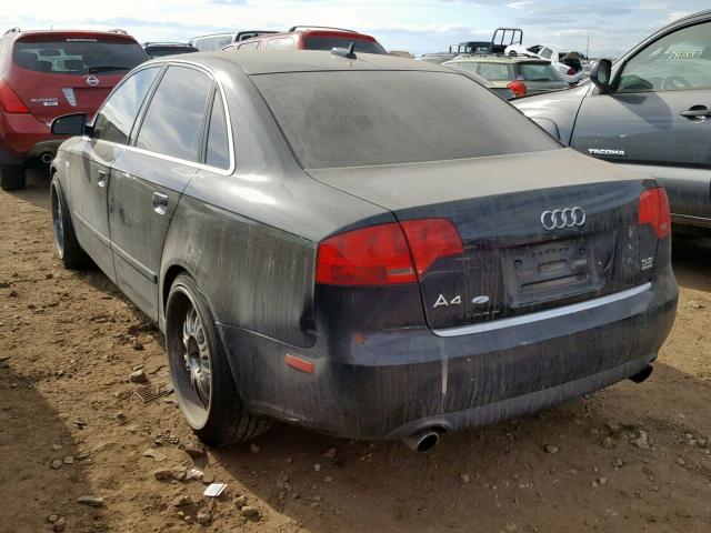 WAUDG68E45A452077 - 2005 AUDI A4 3.2 QUA BLACK photo 3