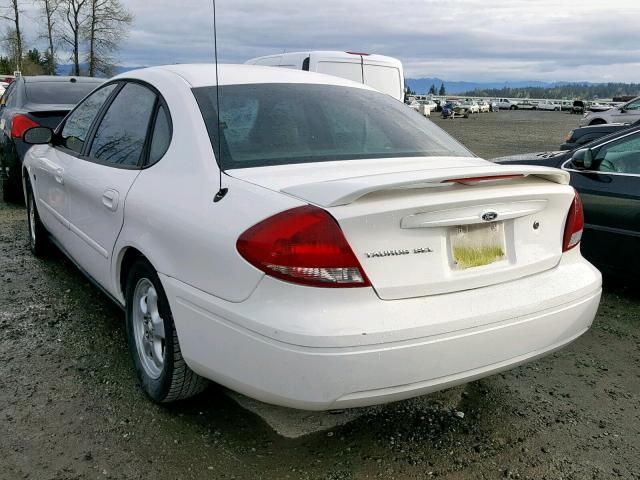 1FAFP55S74A193251 - 2004 FORD TAURUS SES WHITE photo 3