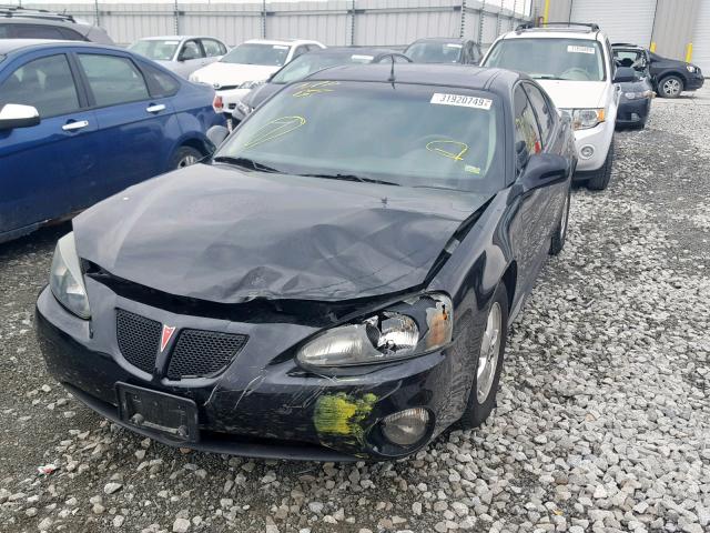 2G2WS522751251906 - 2005 PONTIAC GRAND PRIX BLACK photo 2