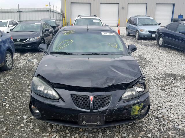 2G2WS522751251906 - 2005 PONTIAC GRAND PRIX BLACK photo 9