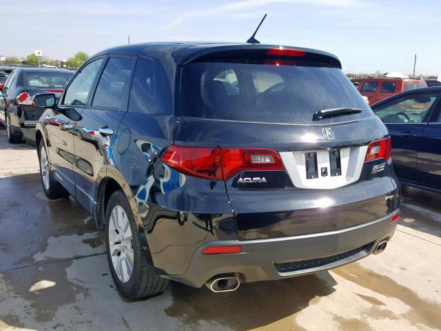 5J8TB1H2XBA006910 - 2011 ACURA RDX BLACK photo 3