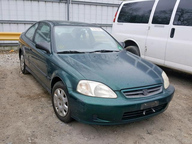 1HGEJ6125XL061540 - 1999 HONDA CIVIC DX GREEN photo 1