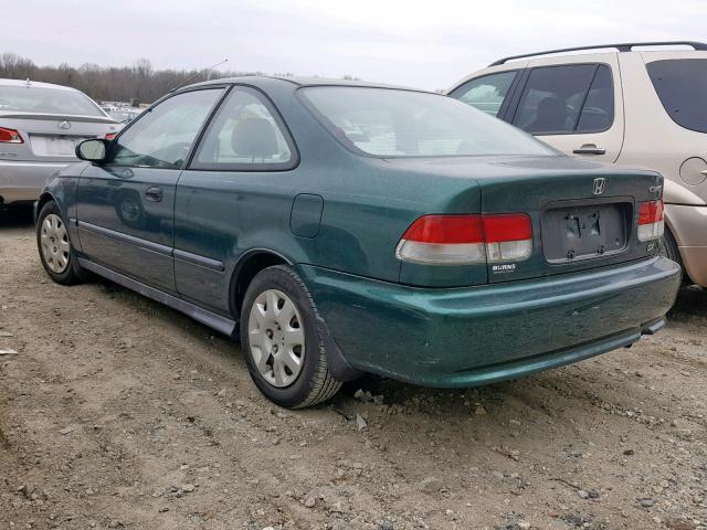 1HGEJ6125XL061540 - 1999 HONDA CIVIC DX GREEN photo 3