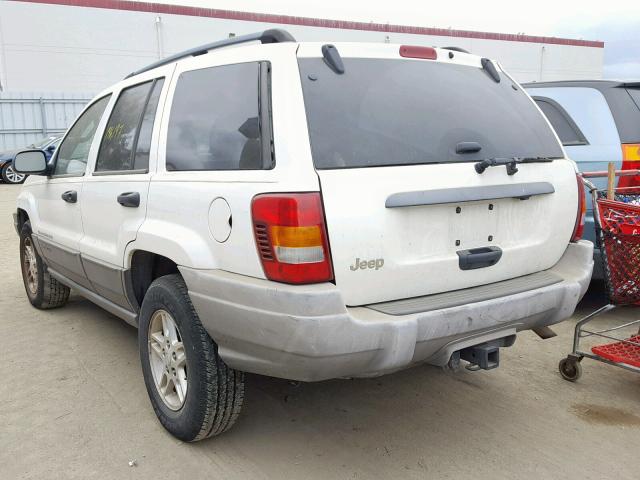 1J4GX48S53C572167 - 2003 JEEP GRAND CHER WHITE photo 3