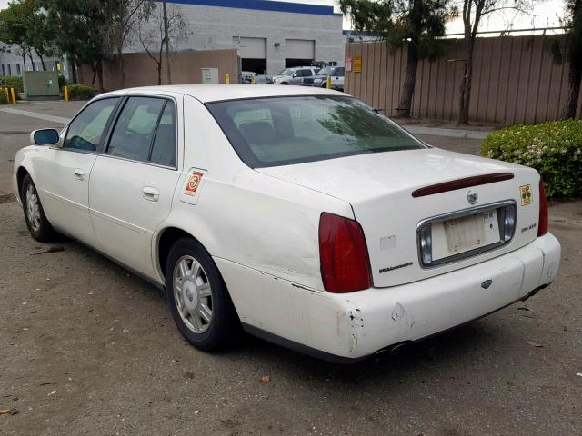 1G6KD54Y03U102568 - 2003 CADILLAC DEVILLE WHITE photo 3