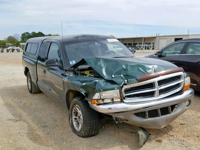 1B7GL22Y4XS105479 - 1999 DODGE DAKOTA GREEN photo 1